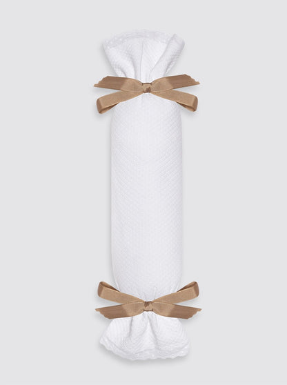 Anti-roll cushion, Piqué Bird's Eye pattern - Plain bow