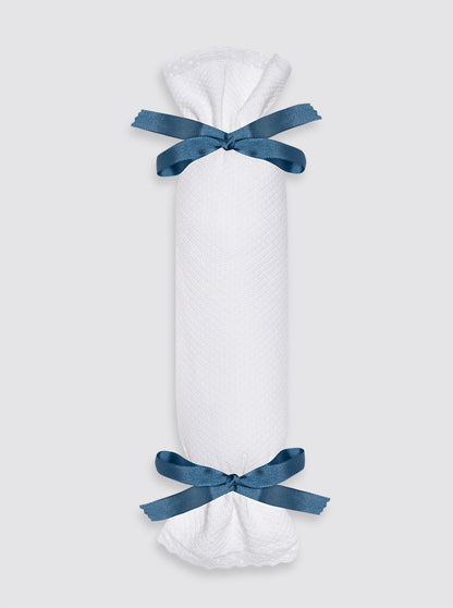 Anti-roll cushion, Piqué Bird's Eye pattern - Plain bow