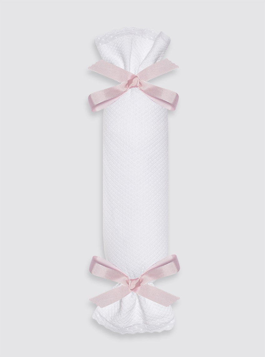 Anti-roll cushion, Piqué Bird's Eye pattern - Plain bow