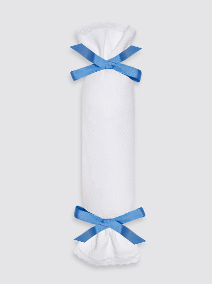 Anti-roll cushion, Piqué Bird's Eye pattern - Plain bow