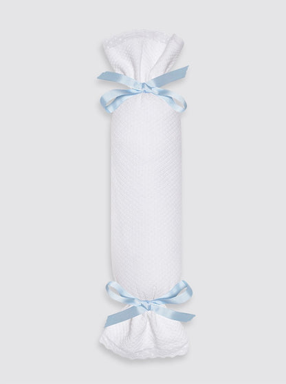 Anti-roll cushion, Piqué Bird's Eye pattern - Plain bow
