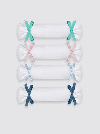 Anti-roll cushion, Piqué Bird's Eye pattern - Plain bow