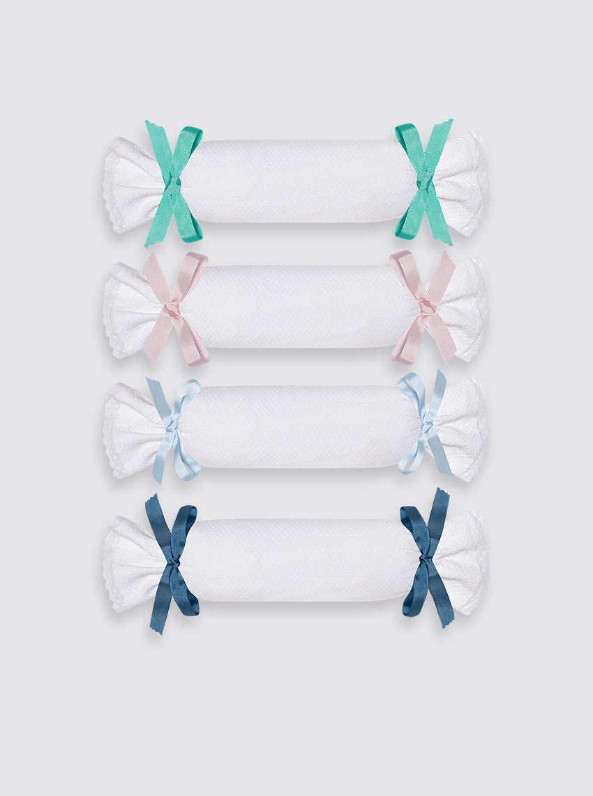 Anti-roll cushion, Piqué Bird's Eye pattern - Plain bow