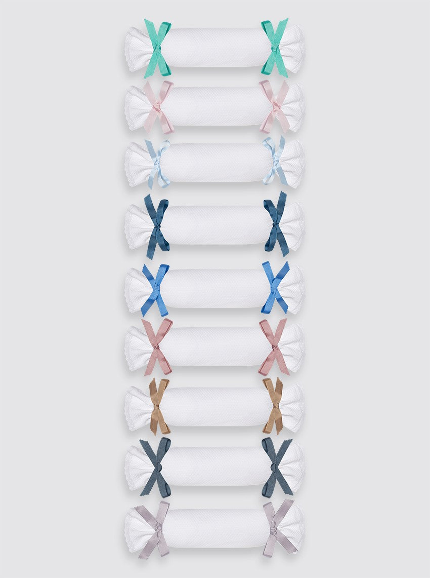 Anti-roll cushion, Piqué Bird's Eye pattern - Plain bow