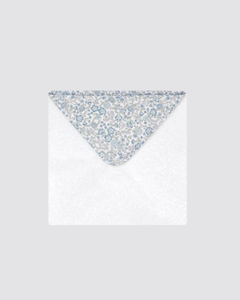 Mini Floral Towel for Girls, Blue
