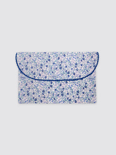 Bolsa de Ropa Pequeña Flor Lola Azul