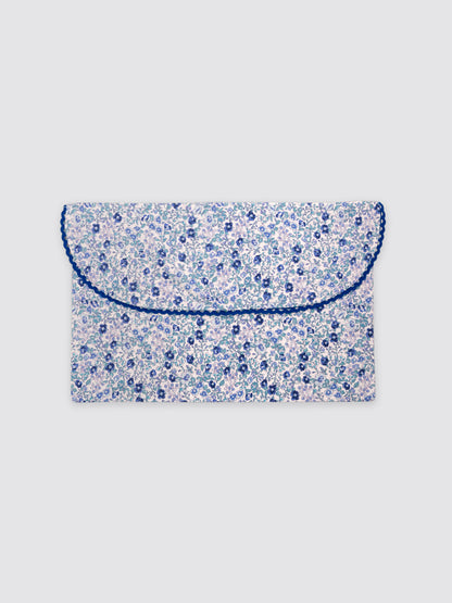 Bolsa de Ropa Pequeña Flor Lola Azul