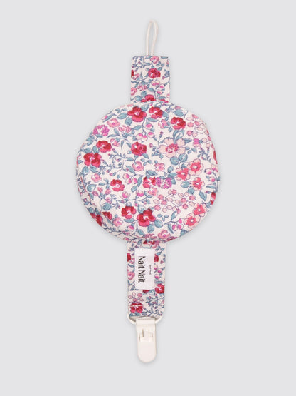Chupetero con bolsillo Flor Lola Rosa