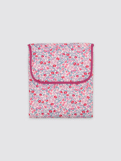 Cambiador con Bolsillos Flor Lola Rosa