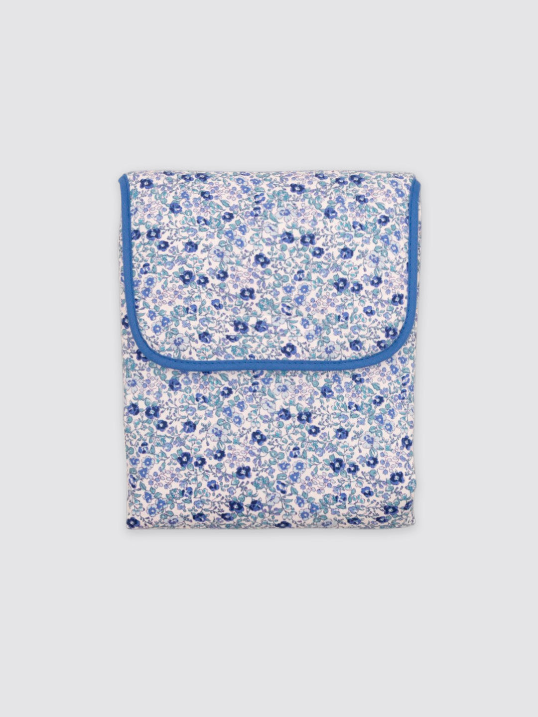 Cambiador con Bolsillos Flor Lola Azul