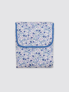 Cambiador con Bolsillos Flor Lola Azul