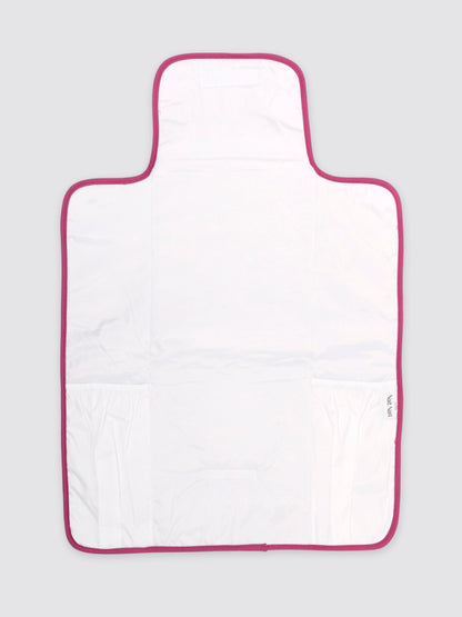 Cambiador con Bolsillos Flor Lola Rosa