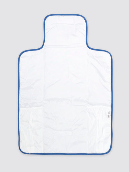 Cambiador con Bolsillos Flor Lola Azul