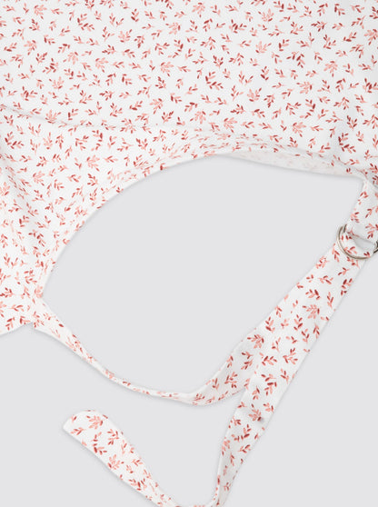 Burgundy Leaf Nursing Cloth
