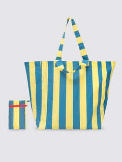 Bolsa de Playa EXTRA Grande Rayas Tarifa Amarillo