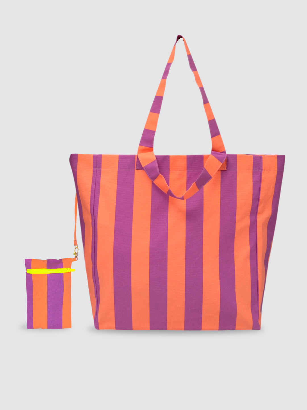 Bolsa de Playa EXTRA Grande Rayas Tarifa Rosa