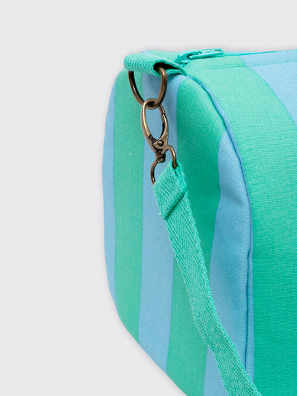 Bolsa de Deporte Rayas Tarifa Celeste