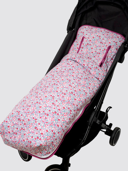 Funda de Silla con Saco Ligera Flor Lola Rosa