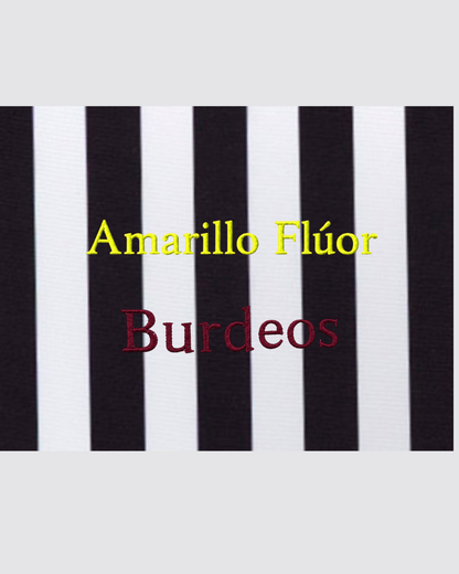Black Striped Pencil Case