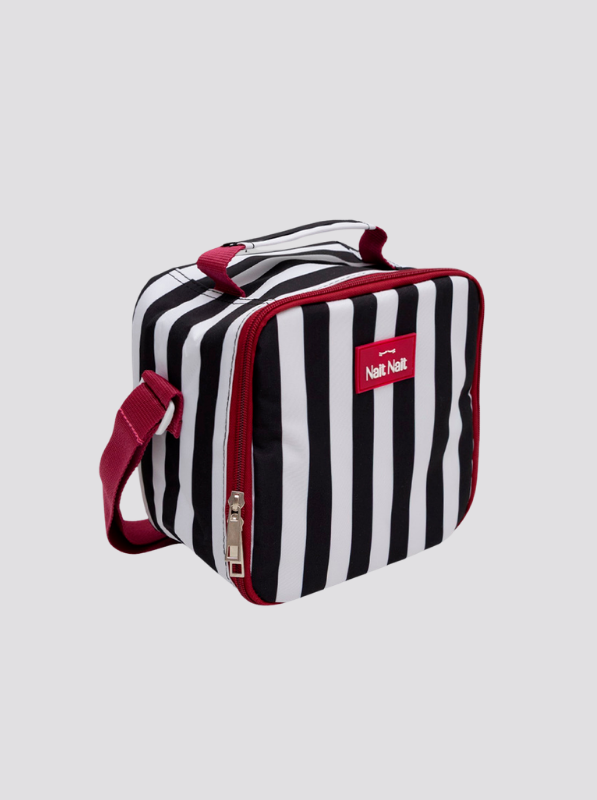 Bolsa Térmica Cuadrada Rayas Negras