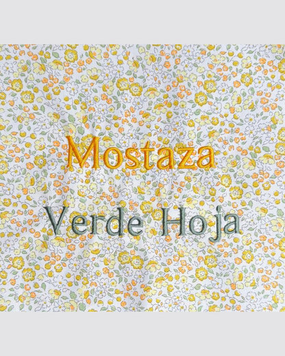 Poncho Playa Flores Catalina Amarillo