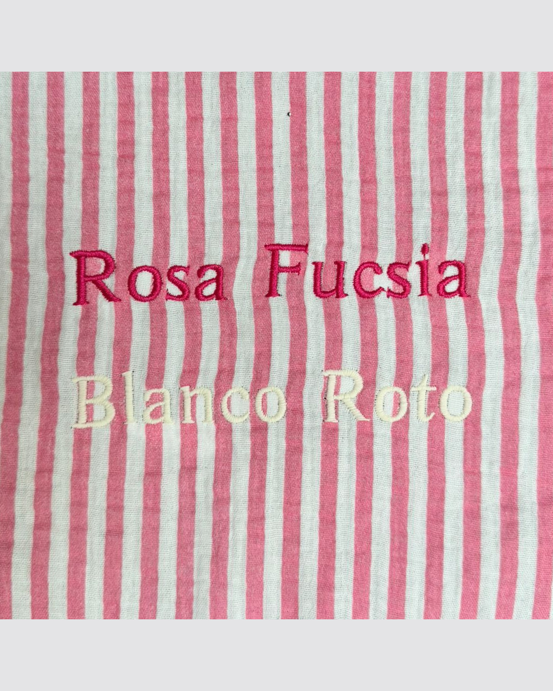 Saco Burbuja Bambula Rayas Rosas