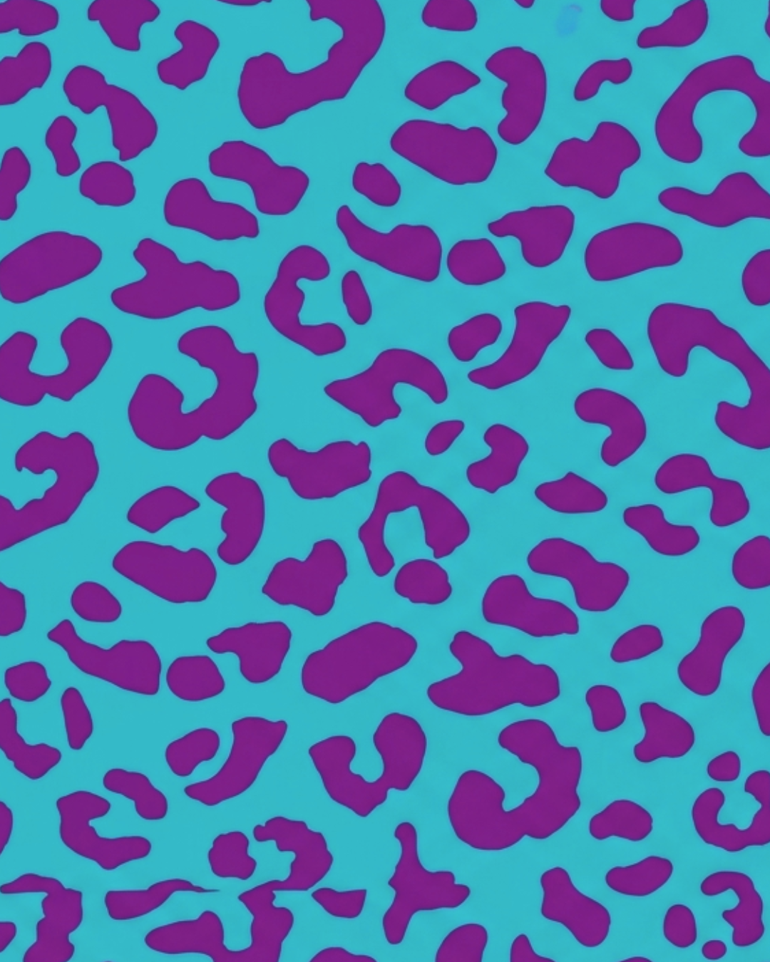 Toalla Playa Grande Animal Print Leopardo Morado 