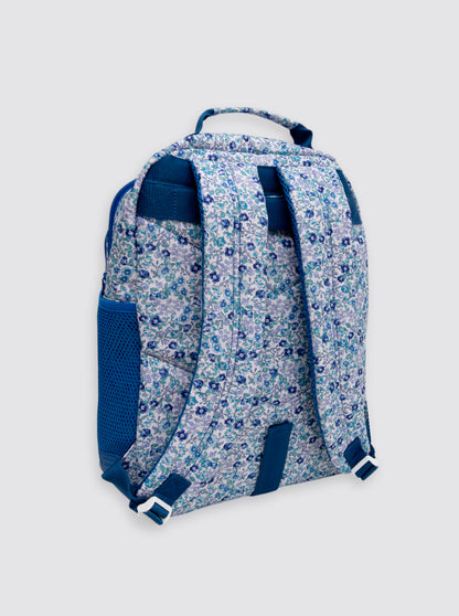 Mochila Grande Flor Lola Azul
