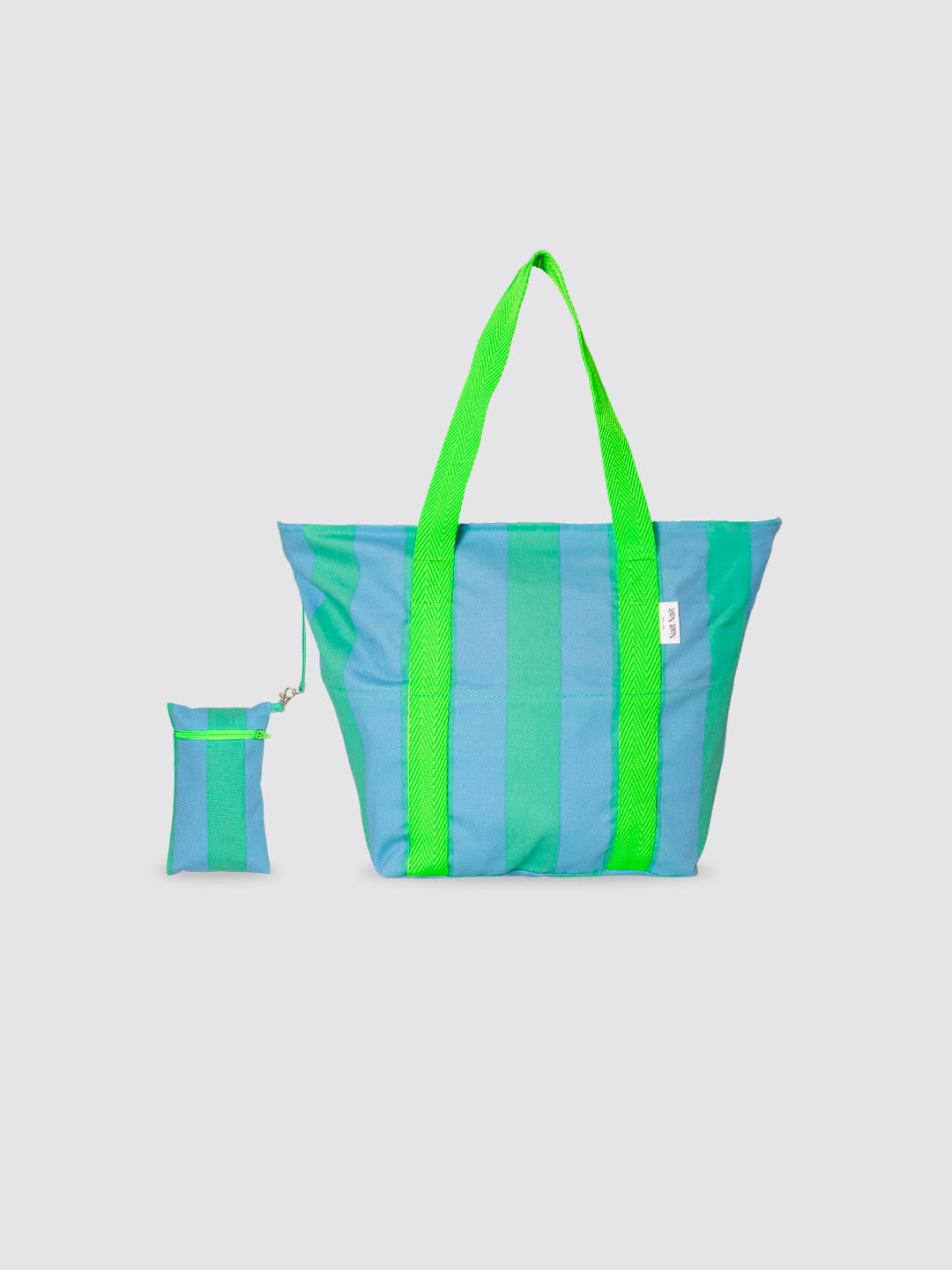 Bolsa de Playa Pequeña Rayas Tarifa Celeste