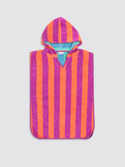Poncho Rayas Tarifa Rosa